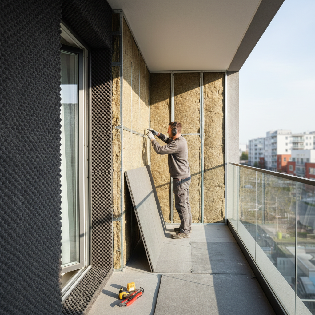 фото Шумоизоляция балкона: как снизить уличный шум