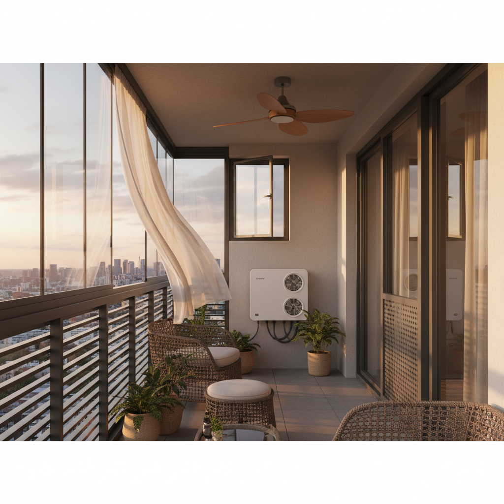 фото Вентиляция на застеклённом балконе: способы организации