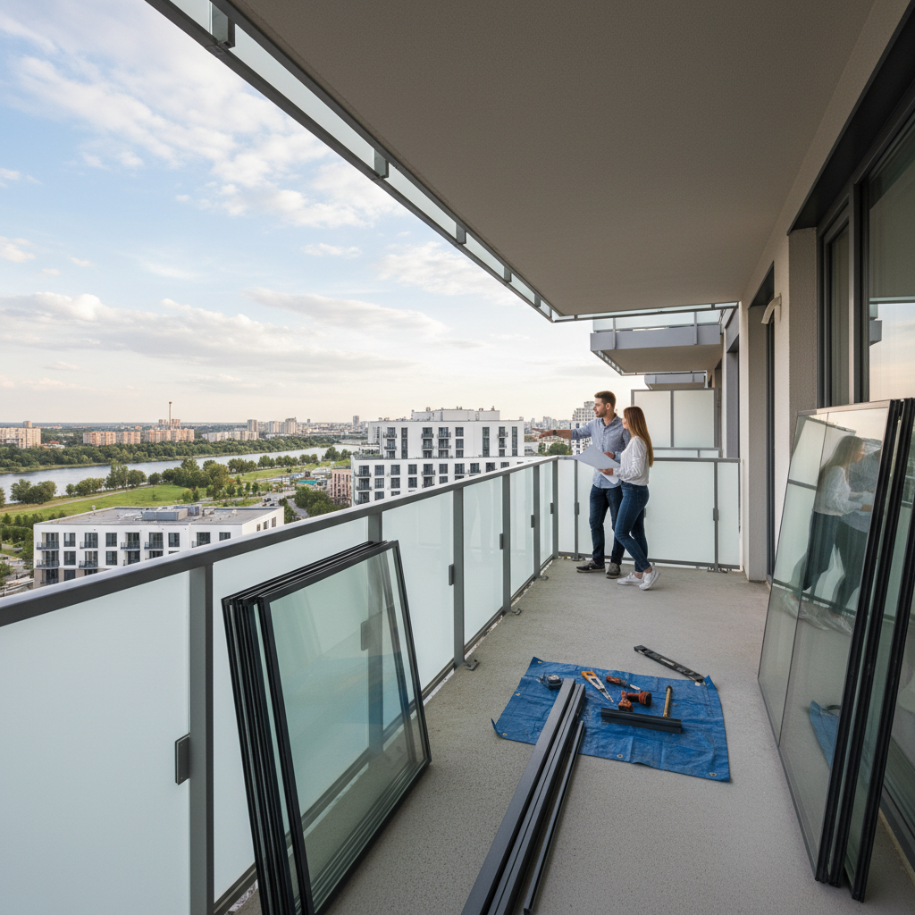 фото Балкон в новостройке: что нужно знать перед остеклением