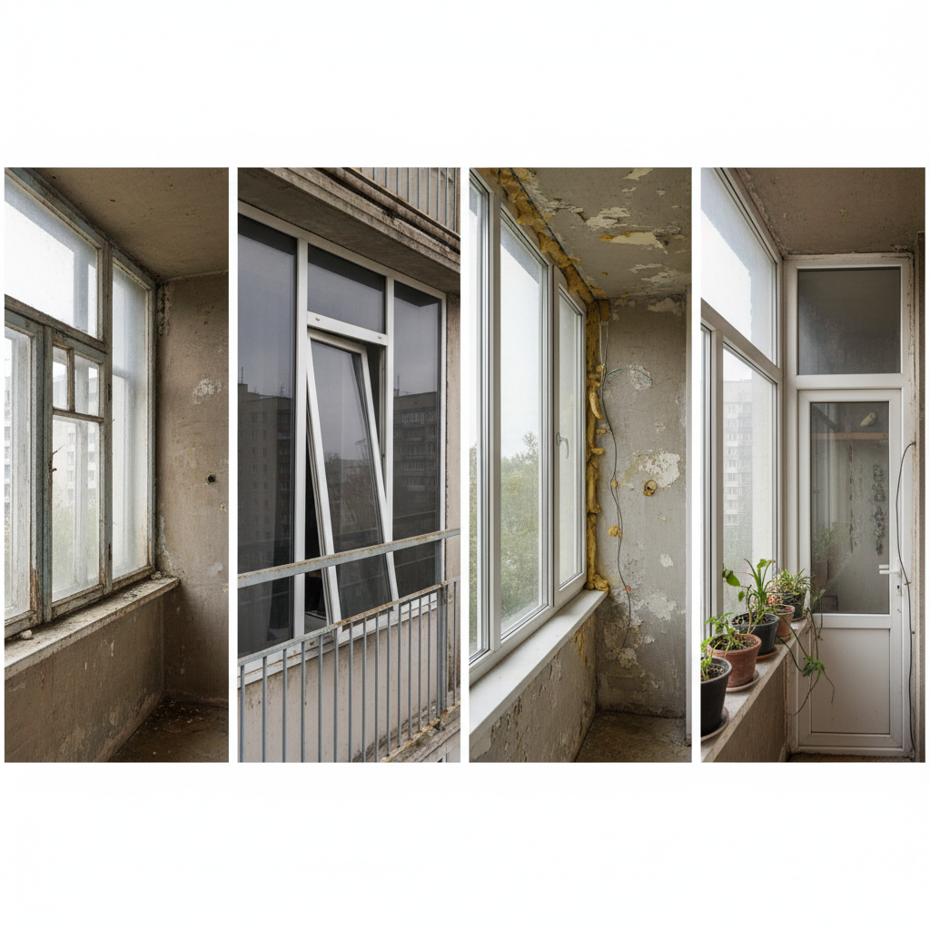 фото Типичные ошибки при остеклении балкона: как избежать