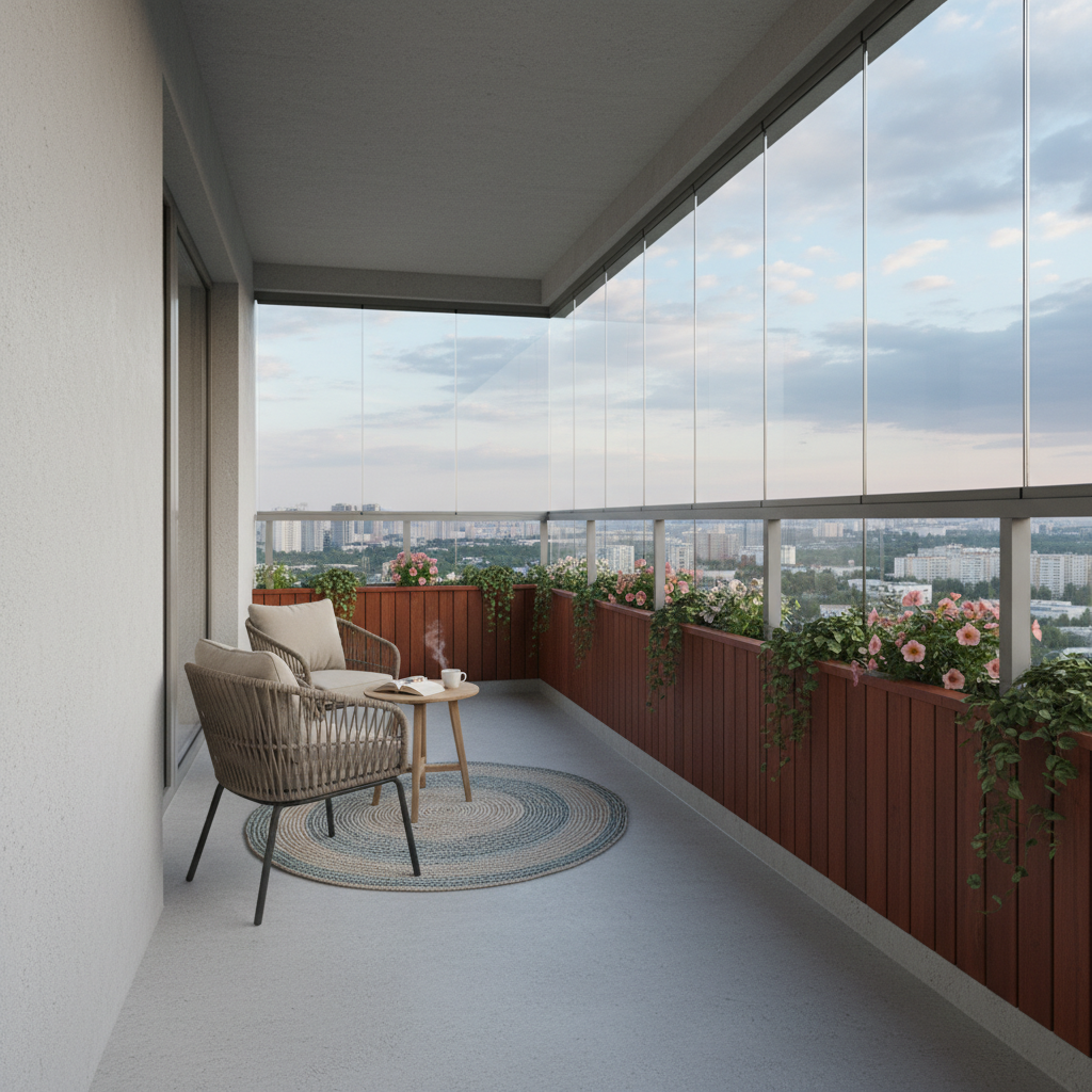 фото Реставрация балкона после остекления: восстановление поверхностей