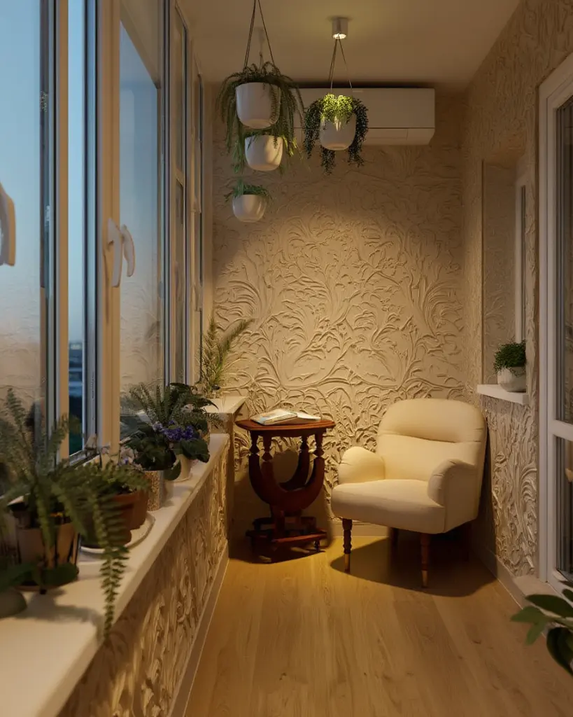 Монтаж оконной рамы на балконе 4,2 метра с ремонтом