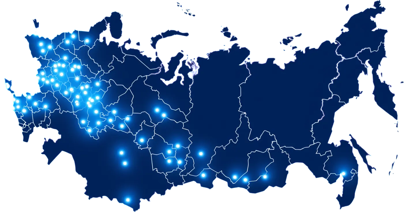 Карта филиалов